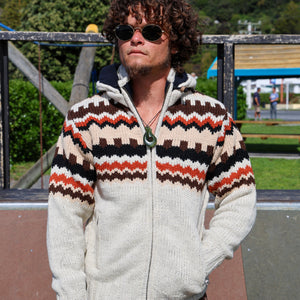 
                  
                    Load image into Gallery viewer, Autumn Aztec Wool Jacket
                  
                
