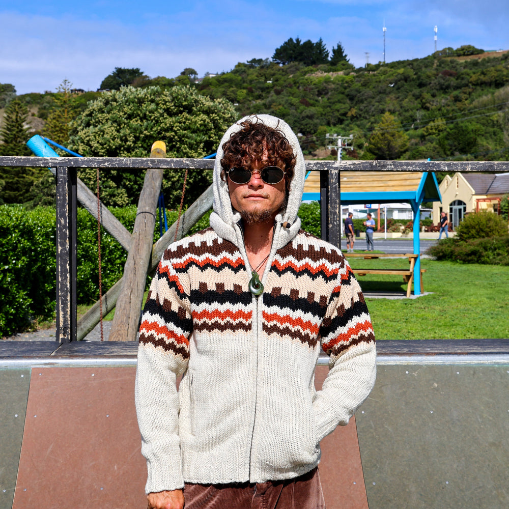 
                  
                    Load image into Gallery viewer, Autumn Aztec Wool Jacket
                  
                