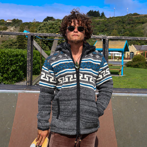 
                  
                    Load image into Gallery viewer, Blue Grey Wool Jersey
                  
                