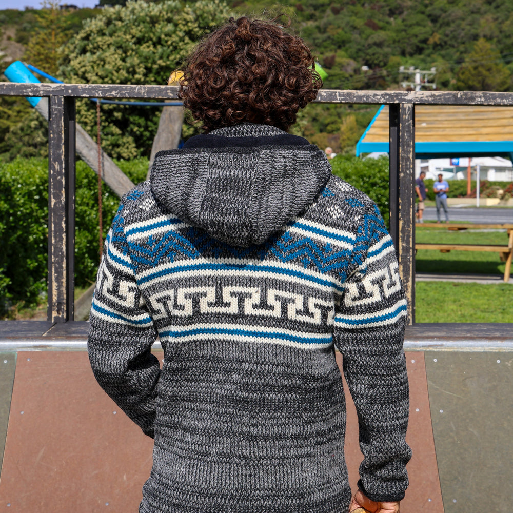 
                  
                    Load image into Gallery viewer, Blue Grey Wool Jersey
                  
                