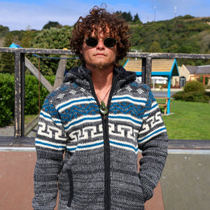 
                  
                    Load image into Gallery viewer, Blue Grey Wool Jersey
                  
                