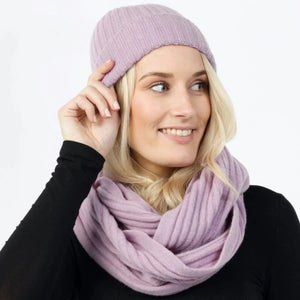 
                  
                    Load image into Gallery viewer, NX861 Ribbed Loop Scarf Possum Merino
                  
                
