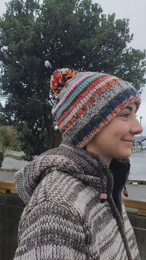 
                  
                    Load and play video in Gallery viewer, Pom Pom Beanie
                  
                