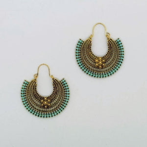 
                  
                    Load image into Gallery viewer, Aztec Flower Earrings
                  
                