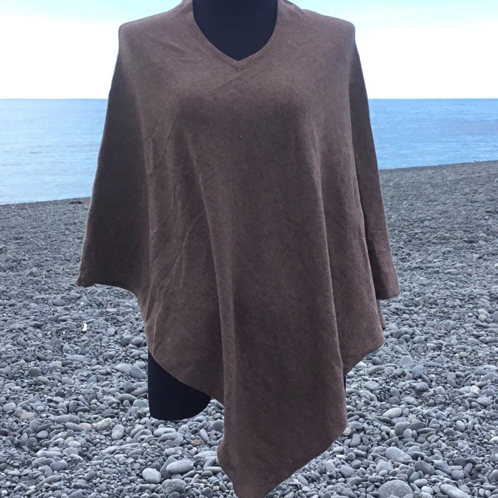 
                  
                    Load image into Gallery viewer, Cashmere Poncho V-Neck
                  
                