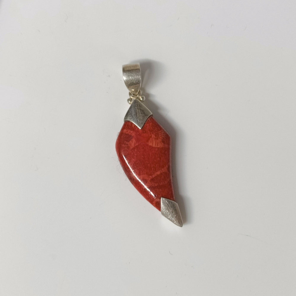 Diamond Coral Pendant