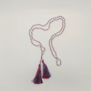 
                  
                    Load image into Gallery viewer, Double Tassel Necklace
                  
                