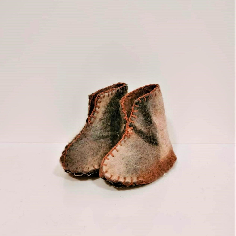 Felted Wool Childrens Slippers