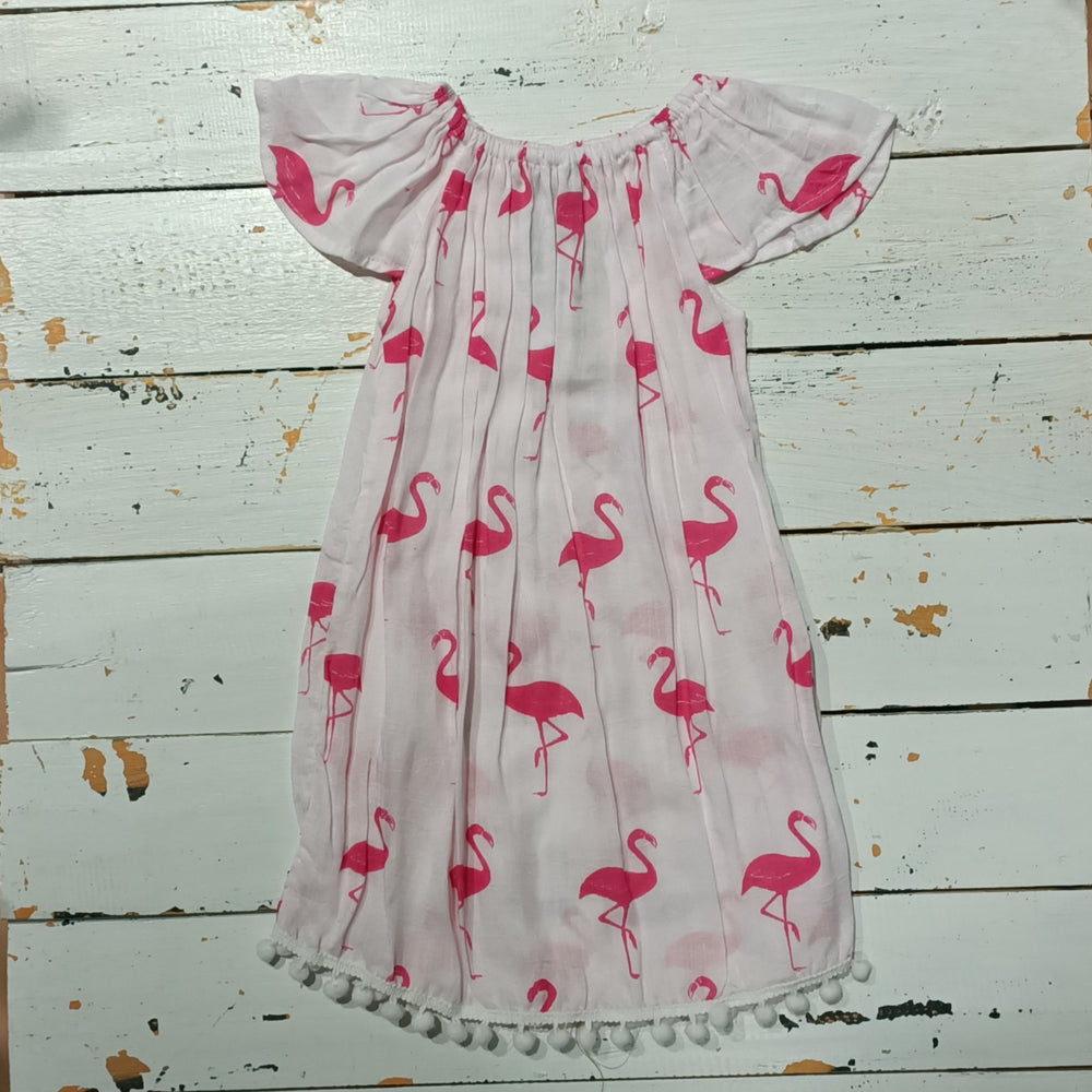 
                  
                    Load image into Gallery viewer, Flamingo Dress Girls
                  
                