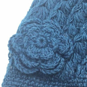 
                  
                    Load image into Gallery viewer, Flower Wool Hat
                  
                