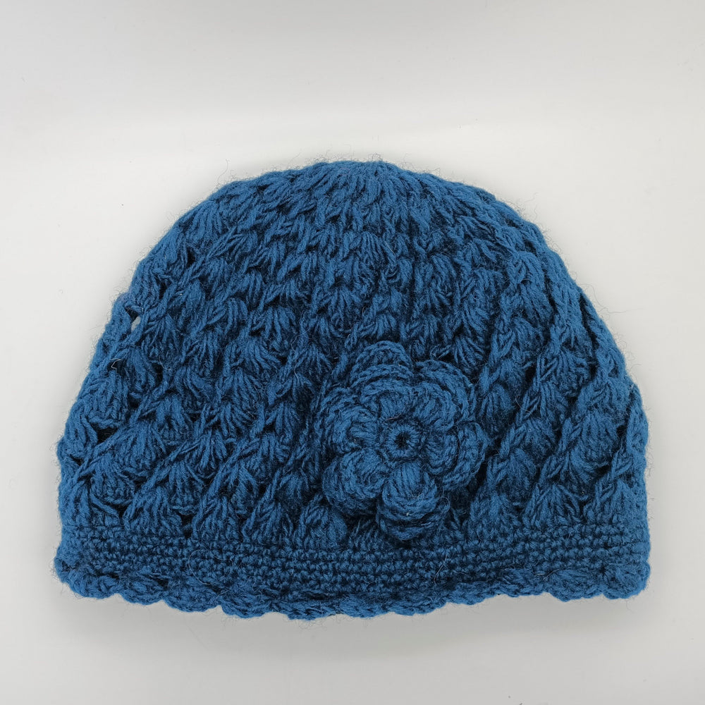 Flower Wool Hat