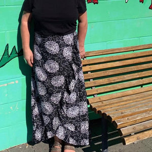 
                  
                    Load image into Gallery viewer, Frill Wrap Skirt Long
                  
                