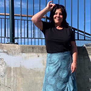 
                  
                    Load image into Gallery viewer, Frill Wrap Skirt Long
                  
                