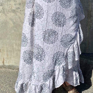 
                  
                    Load image into Gallery viewer, Frill Wrap Skirt Long
                  
                