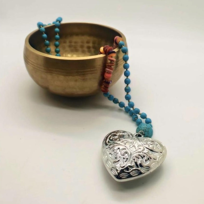 Hollow Heart Necklace