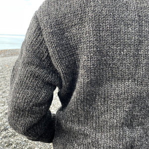
                  
                    Load image into Gallery viewer, Plain Charcoal Wool Jacket
                  
                
