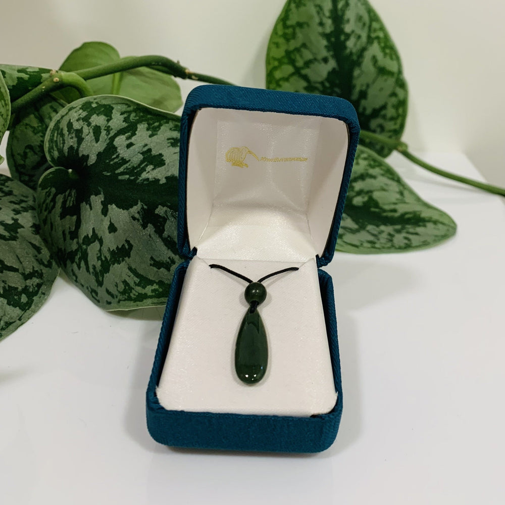 Greenstone Teardrop Pendant