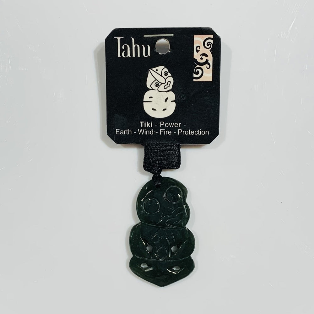 Jade Tiki Pendant
