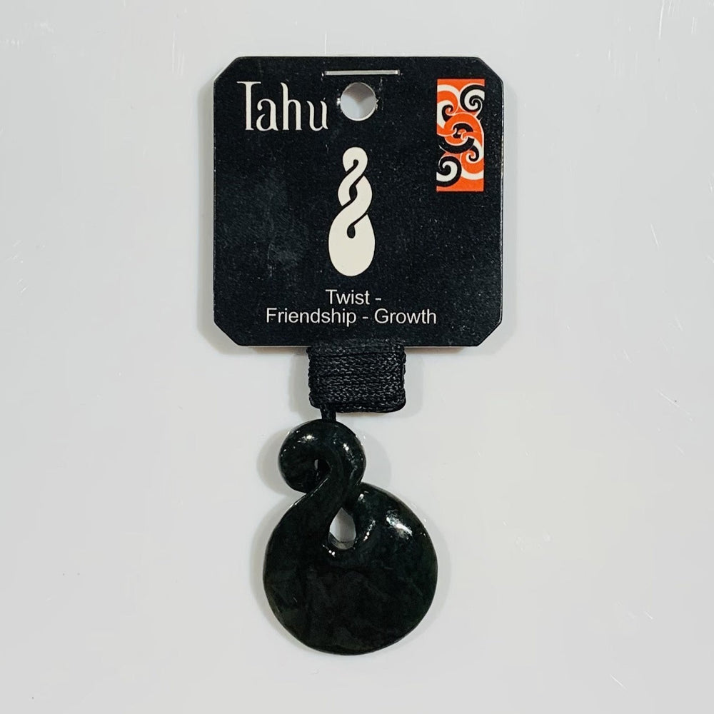 Jade Twist Pendant Dark
