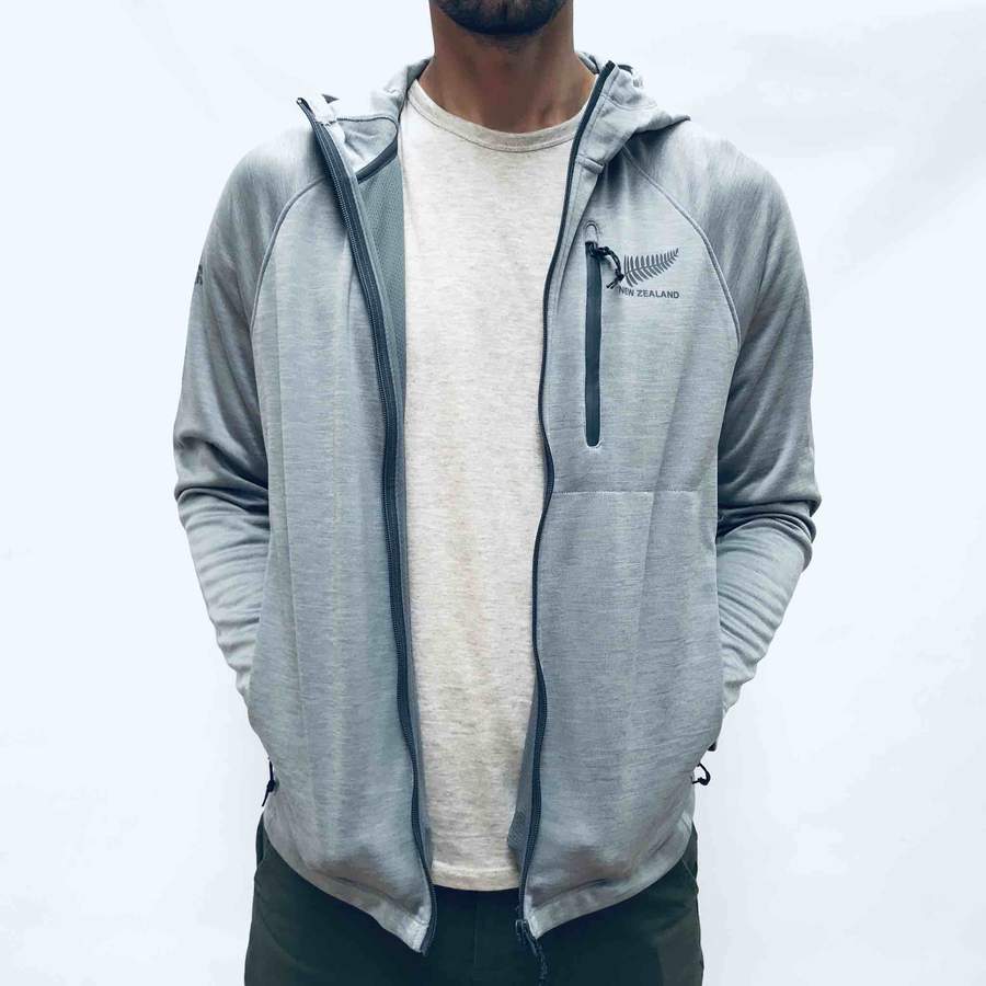 Mens Active Grey Hoody