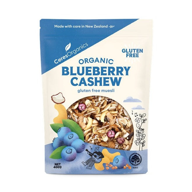 Gluten Free Muesli-Blueberry & Cashew