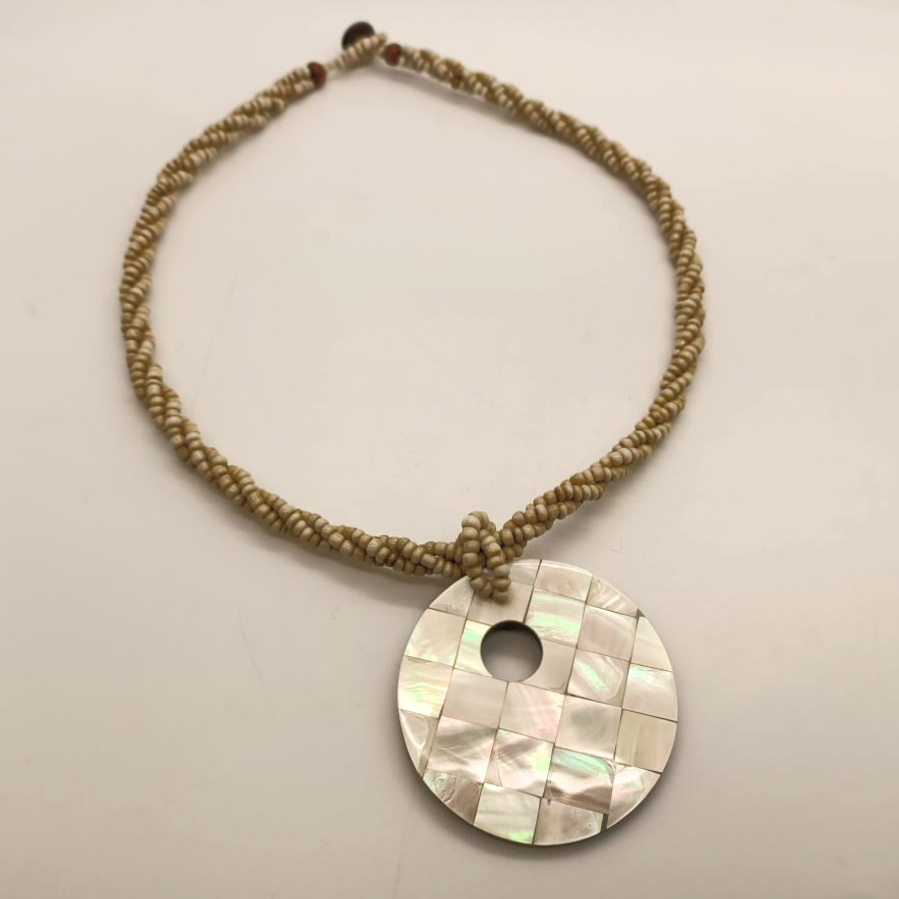 Mosaic Donut Necklace