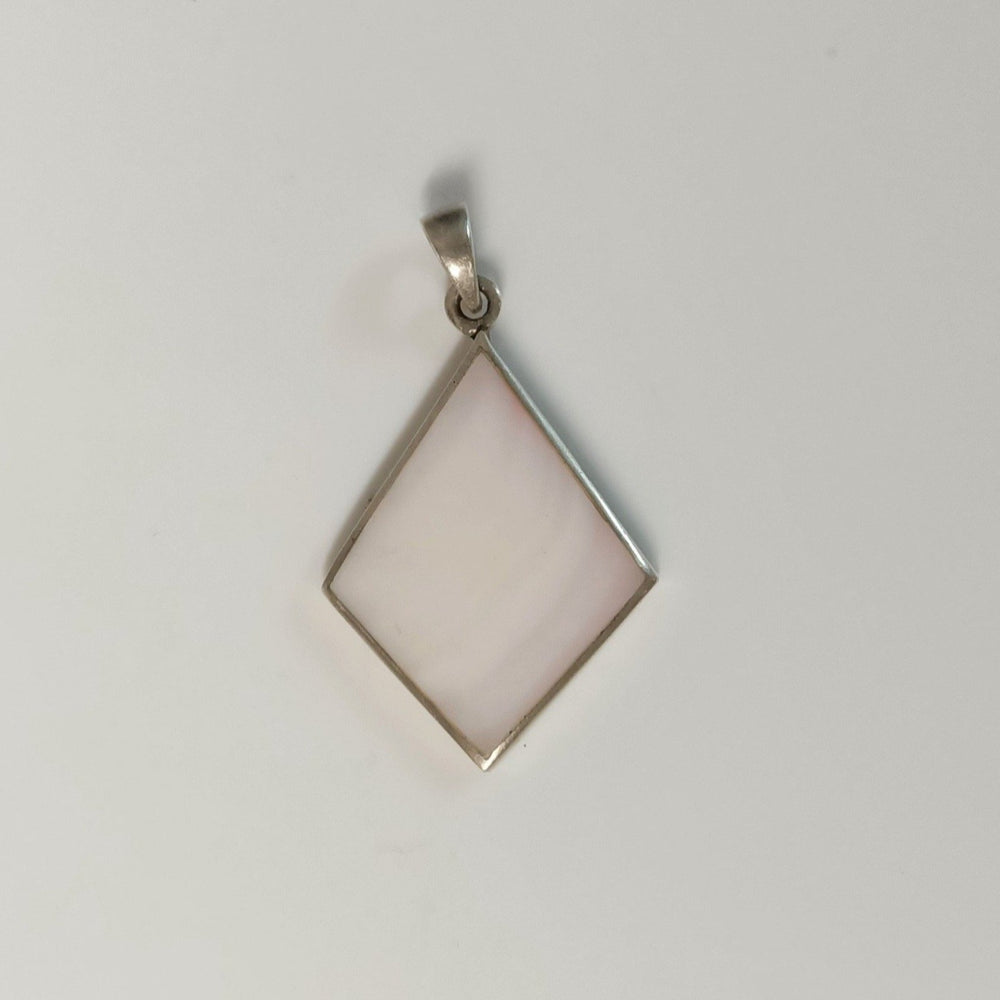 Mother of Pearl Diamond Pendant
