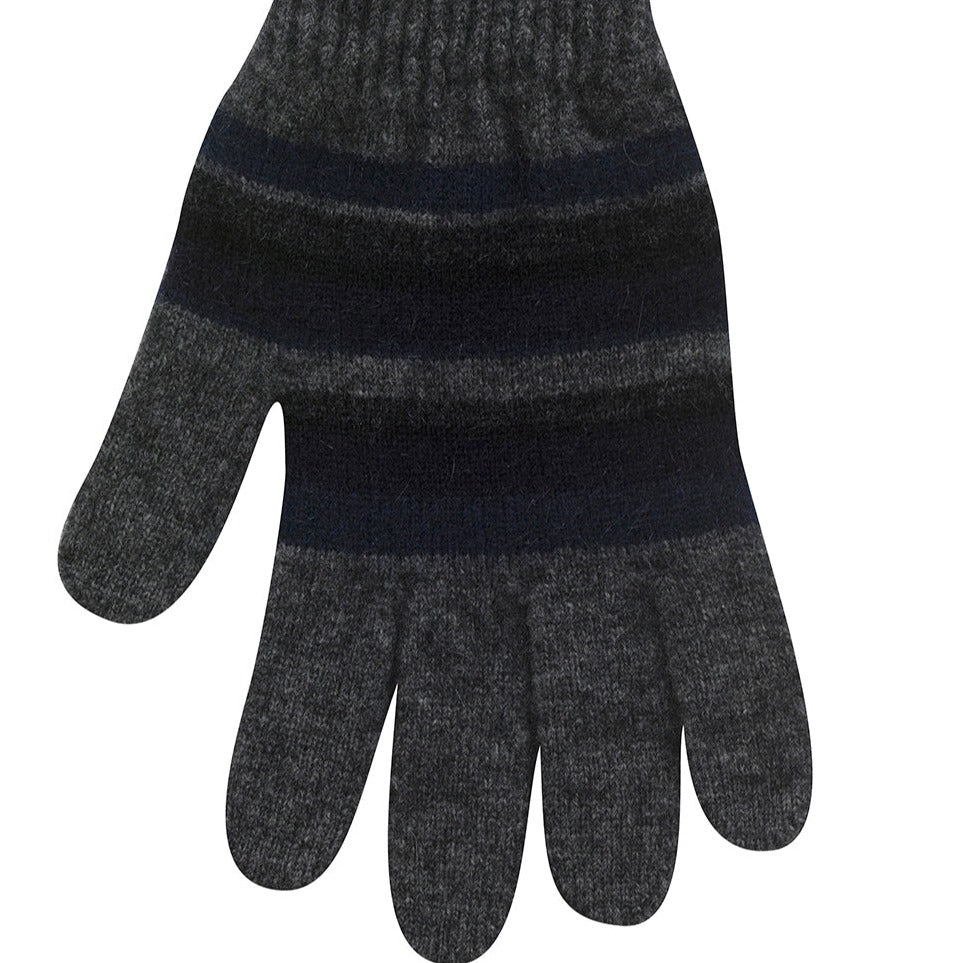 Possum Merino Stripe Gloves