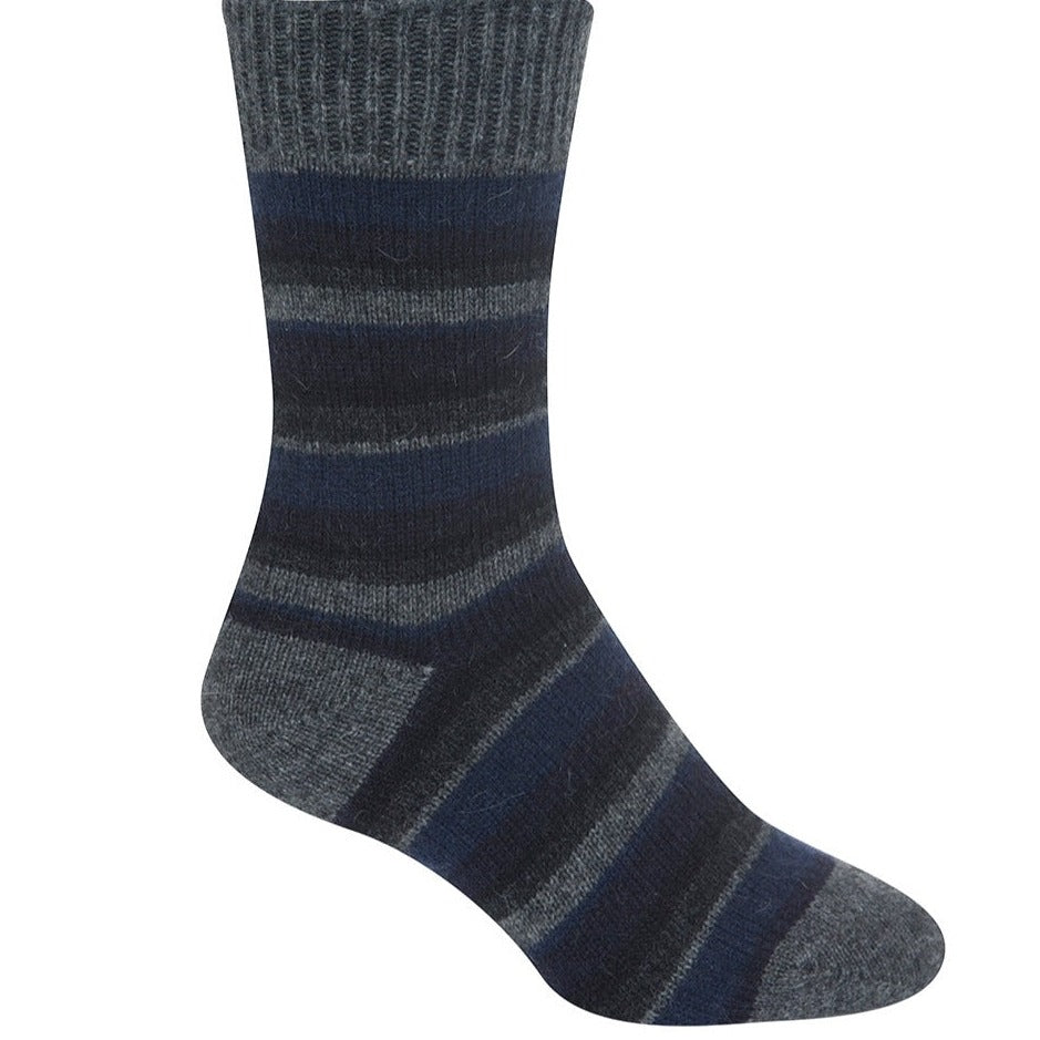 
                  
                    Load image into Gallery viewer, Possum Merino Sock- Striped
                  
                