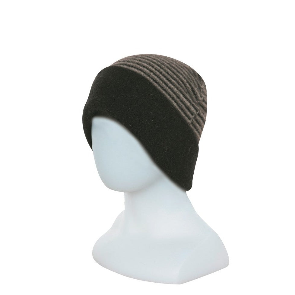 
                  
                    Load image into Gallery viewer, Possum Merino Double Layer Beanie-Reversible
                  
                
