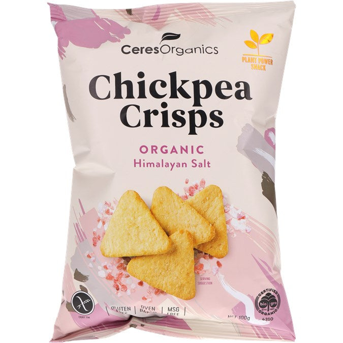 Organic Chickpea Crisps, Himalayan Salt - GF