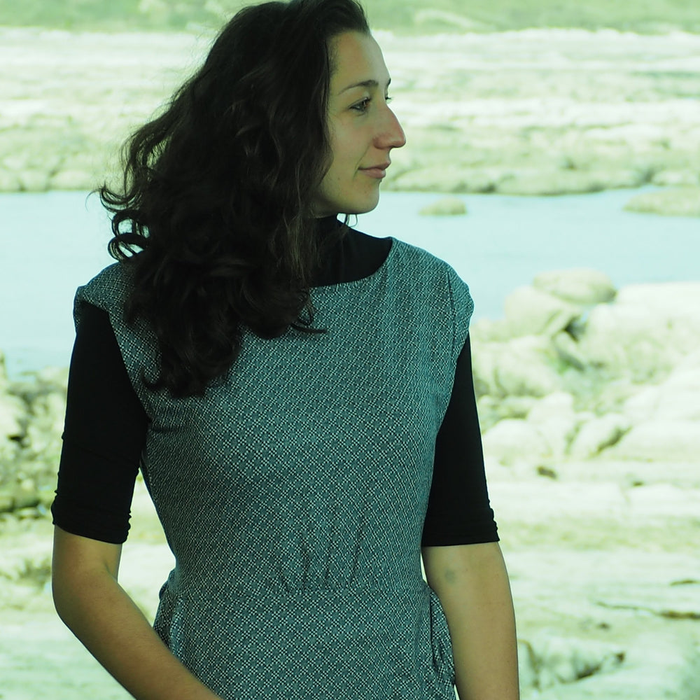 
                  
                    Load image into Gallery viewer, ORGANIC TDR2027A DRESS
                  
                