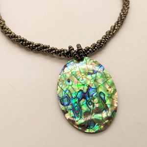 
                  
                    Load image into Gallery viewer, Oval Paua Necklace
                  
                