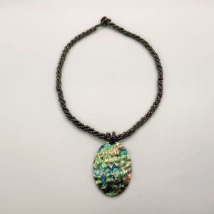 
                  
                    Load image into Gallery viewer, Oval Paua Necklace
                  
                