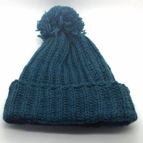 
                  
                    Load image into Gallery viewer, Ribbed Pom Pom Hat
                  
                