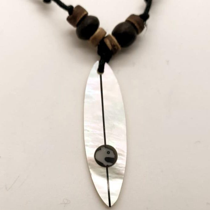 
                  
                    Load image into Gallery viewer, Surfboard Shell Necklace
                  
                