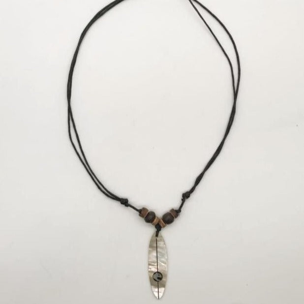 
                  
                    Load image into Gallery viewer, Surfboard Shell Necklace
                  
                
