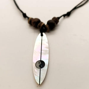 
                  
                    Load image into Gallery viewer, Surfboard Shell Necklace
                  
                