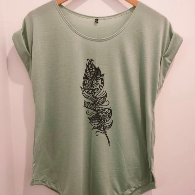 
                  
                    Load image into Gallery viewer, T Shirt Feather
                  
                