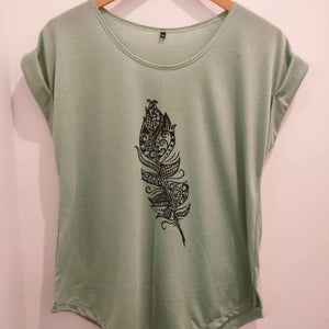 
                  
                    Load image into Gallery viewer, T Shirt Feather
                  
                