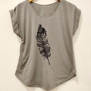 
                  
                    Load image into Gallery viewer, T Shirt Feather
                  
                