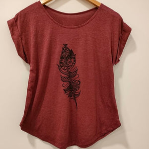 
                  
                    Load image into Gallery viewer, T Shirt Feather
                  
                