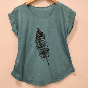 
                  
                    Load image into Gallery viewer, T Shirt Feather
                  
                