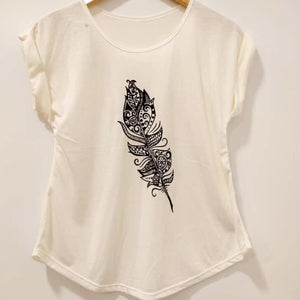 
                  
                    Load image into Gallery viewer, T Shirt Feather
                  
                