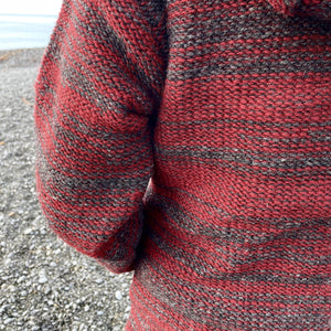 
                  
                    Load image into Gallery viewer, 100% wool jacket red marle
                  
                