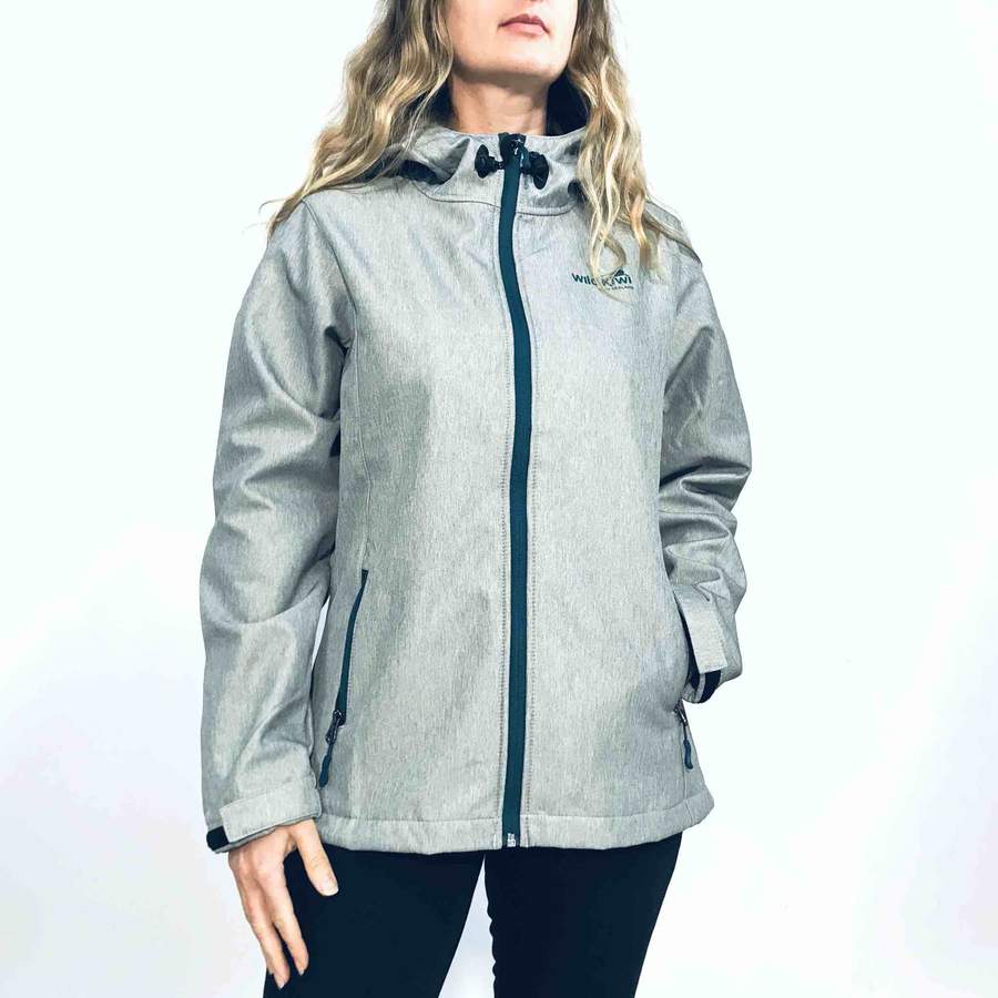 
                  
                    Load image into Gallery viewer, Womens Grey Tech Shell Jacket 234TJ
                  
                