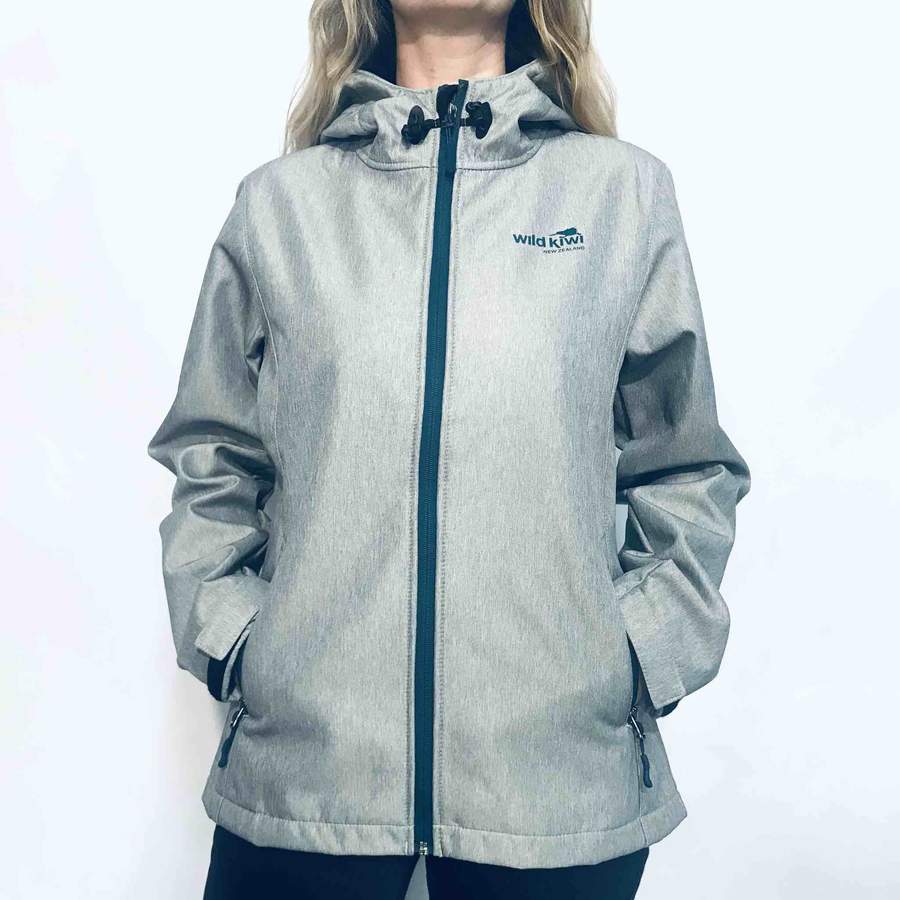 
                  
                    Load image into Gallery viewer, Womens Grey Tech Shell Jacket 234TJ
                  
                