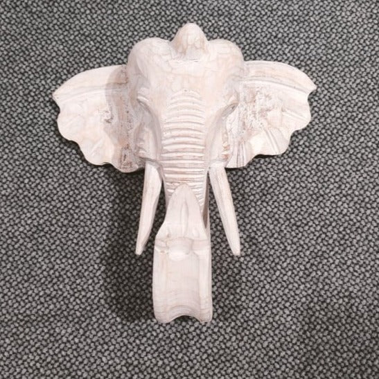Elephant Head- Wooden Home Decor