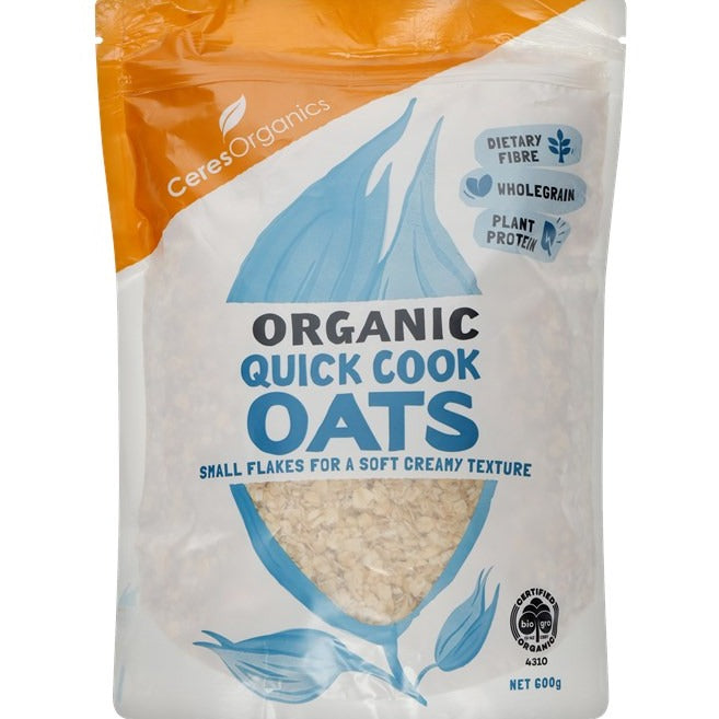 Organic Rolled Oats- Quick Cook 600g